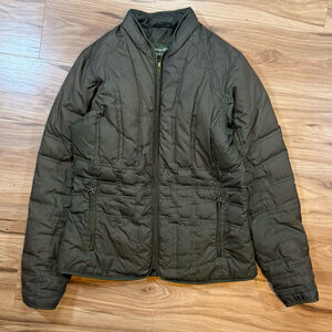 Eddie Bauer Women’s M Down Jacket Olive (Damaged)